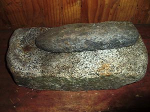 Piedra para moler granos