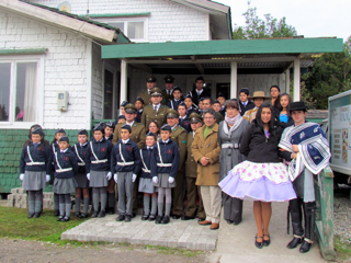 Acto en el Retén de Carabineros de Contao