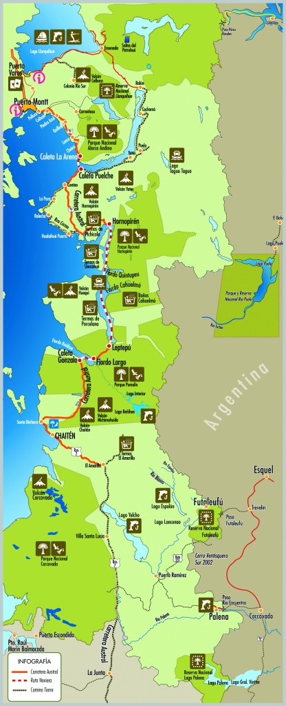 Mapa Patagonia Verde