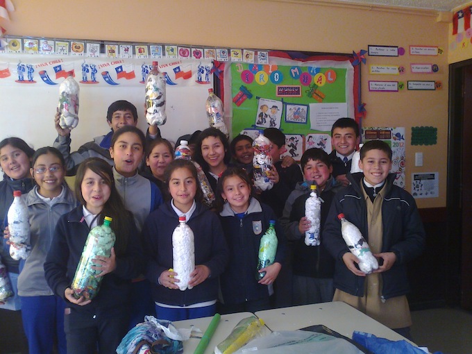 Los Constructores de la Basura del Colegio Mauricio Hitchcock de Contao